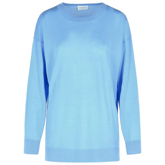 P.A.R.O.S.H. 'Over' Sweater In Light Blue Wool Blend Women